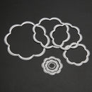 7Pcs/Set Flower Circles Metal Cutting Dies Stencils DIY Scrapbook A