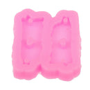 Glossy Puerto Rico Map Shape keychains Silicone Mold for DIY Jewellery MaSEAU