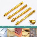 Drill Bit Set For Tile,Concrete,Brick,Glass,Plastic And Wood,5 Pcs(5Mm.6Mm.