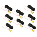 8 Packs Car Bus Trailer Truck RCA Reverse Rear View Parking Camera Video Cable