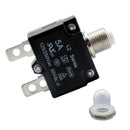 5pcs 50V DC 5A/10A/15A/20A/30A Push Button Circuit Breaker Overload Switch