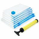 Vacuum Bag, 6 pcs Set Storage Bag Travel Vacuum Bag with Hand Pump for Trav E1X3