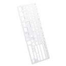 Metal Hollow Bookmark Drawing Ruler Hand Account Notebook Album Graffiti