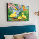 5D Rhinestone Picture Full Round Drill DIY Ducks Mosaic Diamond Painting