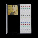 60PCS/Set Stainless Steel Nose Ring Body Piercing Bone Stud Ring Jewelry Women U