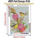 5D DIY Full Drill Diamond Painting Happy Bird Cross Stitch Craft (B883)