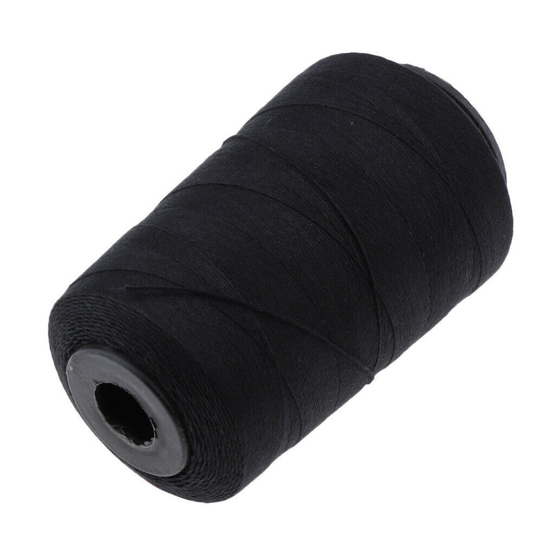Black Cotton Thread Hand Sewing Weaving Tool For Hair Extensions Weft Weaves