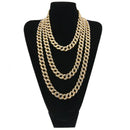 Sparkling Rhinestone Men's Hip Hop Necklace Jewelry Street Dance Rap Men's