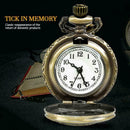 Personalised Engraved Bronze Dolphin Pocket Watch Men Significance Memorial D4D2