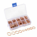 200pcs Engine Oil Drain Plug Copper Crush Washer Seal O-Ring Gasket 9 Sizes AEO