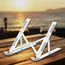 Foldable Laptop Support Aluminum Alloy Height Adjustable Notebook Bracket A
