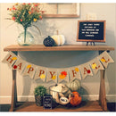 Happy Fall Banner Leaf Bunting Hanging Home Fireplace Mantel Party Supplies