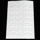 70 Pairs False Eyelash Practice Card Eye Stickers For Eyebrows 7 Painting N D7A4