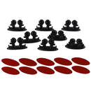 8-Pcs Vehicle Wire Clip Car Fixed Clamp  Cable Desk Wall Organizer Desk â„–[