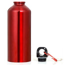 750ml Bicycle Water Bottle Aluminum Alloy Vacuum Insulation Bottle Red