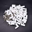 40pcs fixed plastic PCB mounting feet 20mm L type feet with Screws LJ