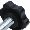 8 Pcs M8 x 30mm Male Thread 32mm Hex Shaped Head Clamping Screw Knob C3R8