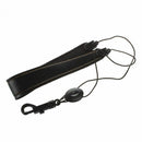 Adjustable Saxophone Strap Leather Nylon Padded Black V7Q9