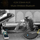 Wireless Bluetooth4.2 Adapter Car Home 3.5mm AUX Music Streaming Audio Rece G4Q2