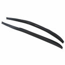 2X Carbon Fiber Car Wheel Eyebrow Arch Trim Lips Strip Fender Flare Protector lj