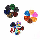 60 Pack Abstract Art Colorful Guitar Picks, Unique Guitar Gift For Bass, El