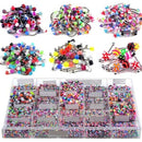 110 Pcs Acrylic Mix Eyebrow Belly Lip Tongue Bar Rings Nose Hoop Ring Body  K2J1