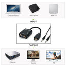 CableDeconn F0101 HDMI to VGA Adapter Micro/Mini HDMI to HDMI Converter