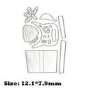 Carbon Steel Metal Cutting Dies Santa Claus Embossing Stencil for DIY Craft