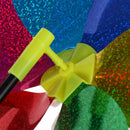 1Pc Colorful Sequins Windmill Wind Spinner Home Garden Yard Decoration Kids TME