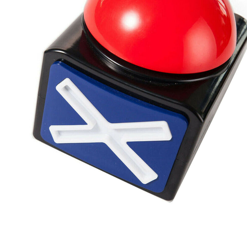 1- Game Answer Buzzer Alarm Button W/ Sound Light Quiz Got Talent Buzzer