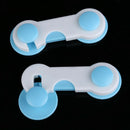 20pcs Set Door Drawers Wardrobe Todder Kids Baby Safety Plastic Lock Blue A