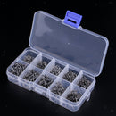 Pack 500pcs Catfish Hook Barbed High Carbon Steel Fishing Hooks Size 3
