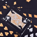 Waterproof Plastic Playing Card Game Black Poker Cards Waterproof  Poker GaSEAU