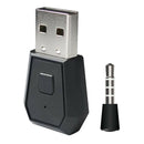 USB Bluetooth Adapter Audio Receiver for PS4 Laptop Headphones Headsets