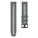Silicone Watchband Bracelet Strap w/Buckle for Garmin Instinct (Grey) A