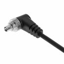 6.35mm Plug to Male PC Flash Sync Cable Screw Lock for Studio Trigger Light Pipe