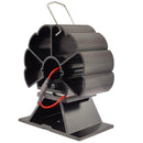 3-Blade Stove Fan Ultra Quiet Fireplace Wood Burning Eco Friendly Fan Wood/