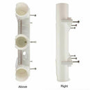 Fishing Rod Holder Bracket, Tube 3 Rod Rack, Fishing Rod for Boat Kayak Gar H2A4