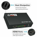1 in 4 out Full HD HDMI Splitter 1X4 4 Port Hub Repeater Amplifier v1.4  GIJ