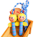 Kids Jump Ropes Wood Handle Sport Fitness Lovely Cartoon Skipping RopesJ Gw