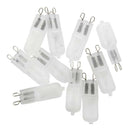 10pcs Warm White Bulb Light 18x50mm G9 Capsule Globe Halogen Lamp 40W 230V