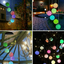 1pcs Hanging Solar Powered Color Changing LED Wind Chimes Lamp Garden Outdoor