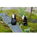14pcs No Face Men & Mini Frog Micro Landscape DIY Bonsai Flowerpot Decoration