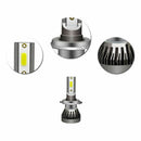 2Pcs H1 CAR LED Headlight Kit 120W 26000LM Light Bulb Xenon 6000K Black MEM