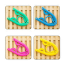 Travel portable plastic hanger travel simple folding hanger drying racks