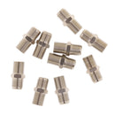 10x F Type Coaxial Cable Coupler Female F/F Jack Adapter Connector RG59 RG6