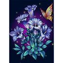 5D DIY Full Drill Diamond Painting Morning Glory Cross Stitch Mosaic Kit