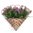 Artificial Plastic 5 Branches Jasmine Flower Home Office Decor DIY Rose Red