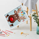 Christmas Sheep Diamond Painting 5D DIY Full Round Drill Wall Arts (B2483) A