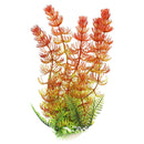 Aquarium Artificial Underwater Plants Ornament 28 cm Tall Green Orange
